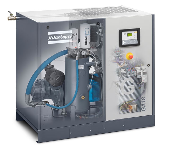 Mga compressor ng serye ng Atlas Copco GA