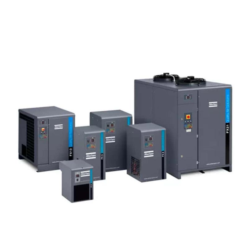 Atlas Copco F285 Refrigerant Air Dryer 17.1 M3 bawat Min Genuine Industrial Compressed Air Dryer 16Bar