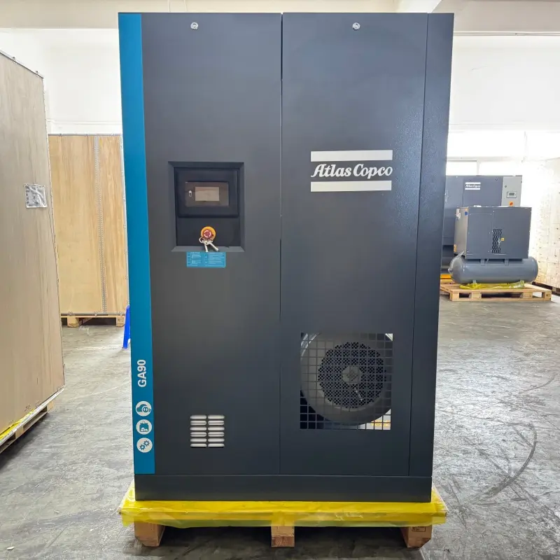 Atlas Copco GA90 90 kW 125 HP Oil Injected Rotary Screw Compressor Genuine