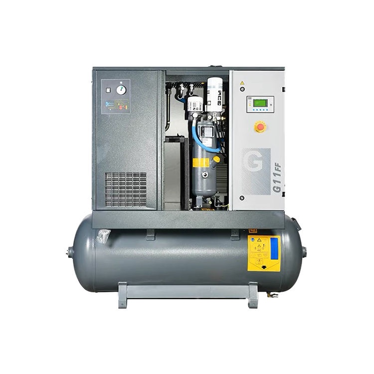 Ang Atlas Copco ay gumagawa ng air screw compressor supplier na may air dryer