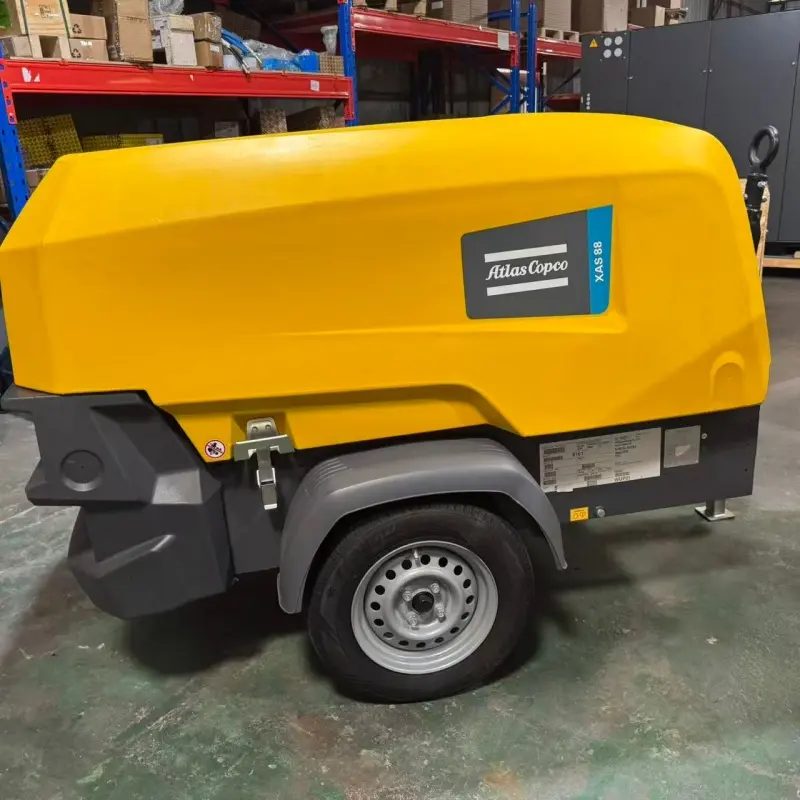 Atlas Copco XAS 88 KD Portable Diesel Air Compressor onstruction Pagmimina Genuine